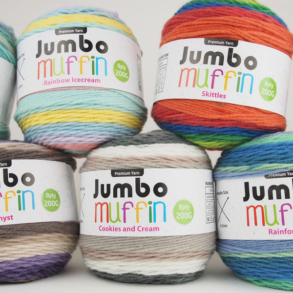 Jumbo Muffin Cake Yarn 200g OZ YARN