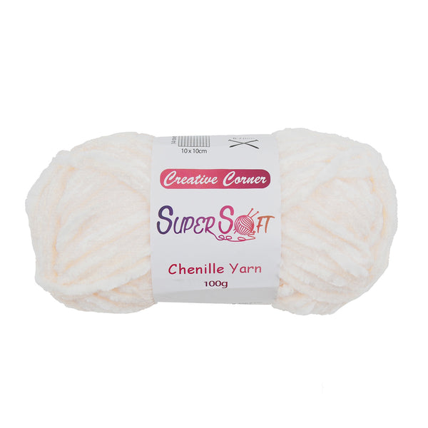 Creative Corner SuperSoft Chenille Chunky Yarn 100g – OZ YARN