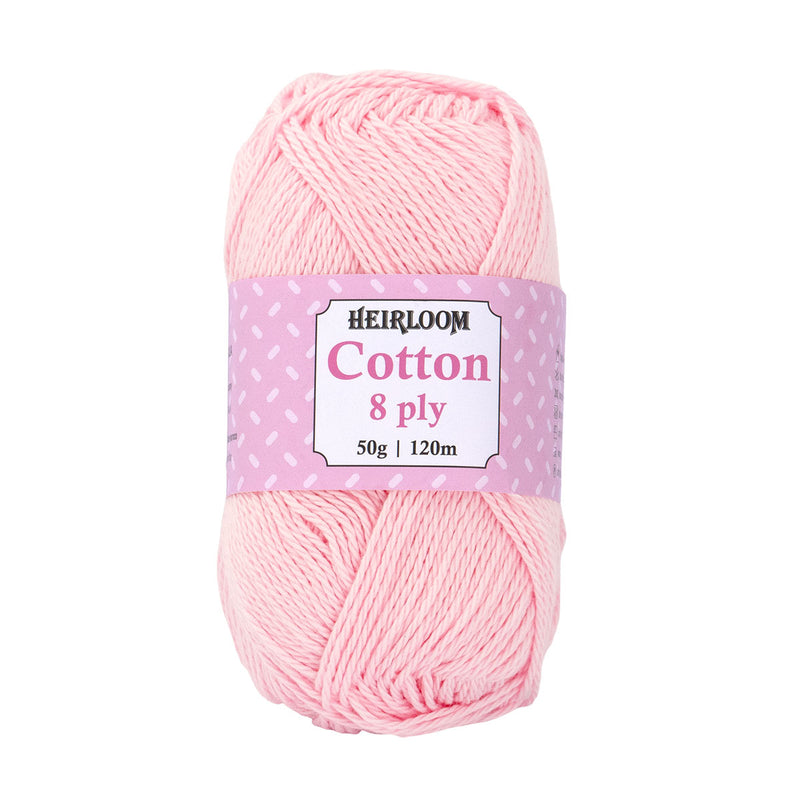 Heirloom Cotton 8ply - 100% Cotton 50g