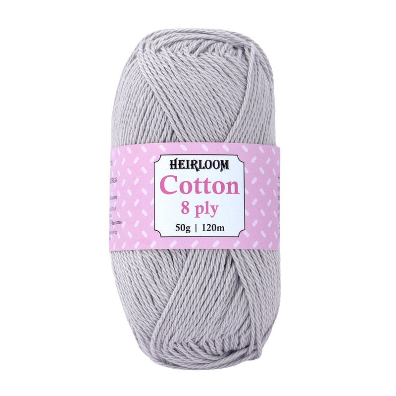 Heirloom Cotton 8ply - 100% Cotton 50g