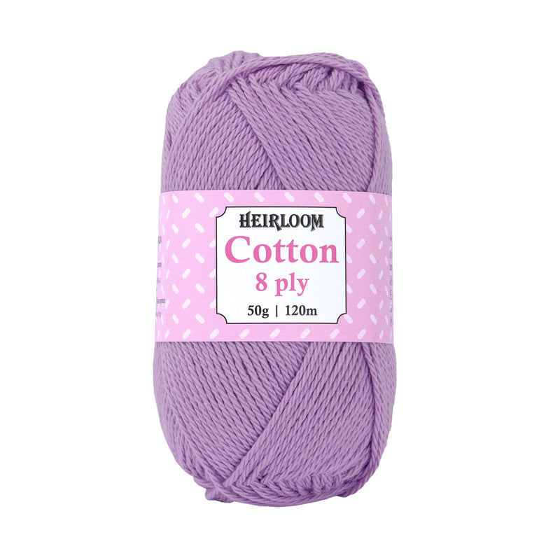 Heirloom Cotton 8ply - 100% Cotton 50g