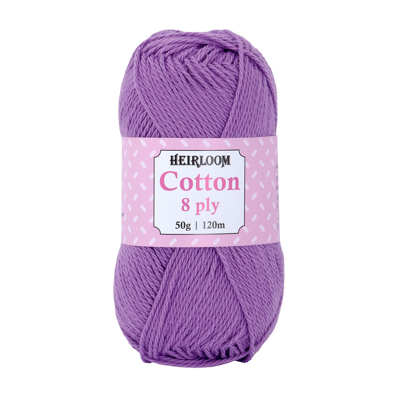 Heirloom Cotton 8ply - 100% Cotton 50g