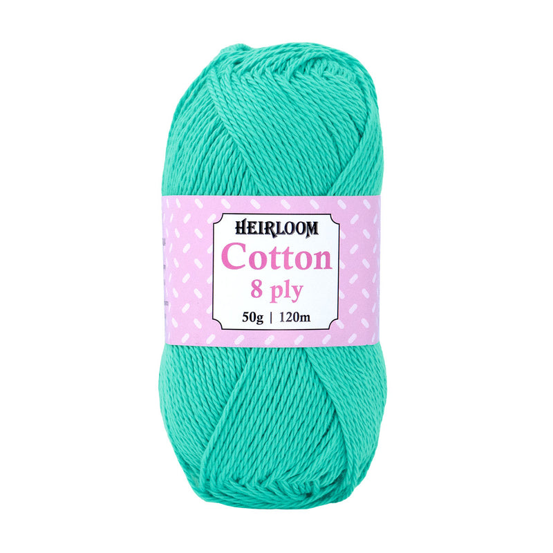 Heirloom Cotton 8ply - 100% Cotton 50g
