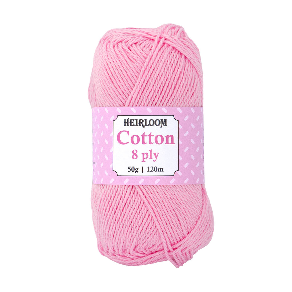 Heirloom Cotton 8ply - 100% Cotton 50g