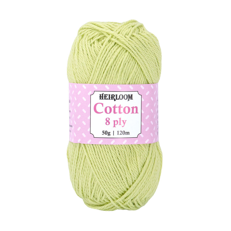 Heirloom Cotton 8ply - 100% Cotton 50g