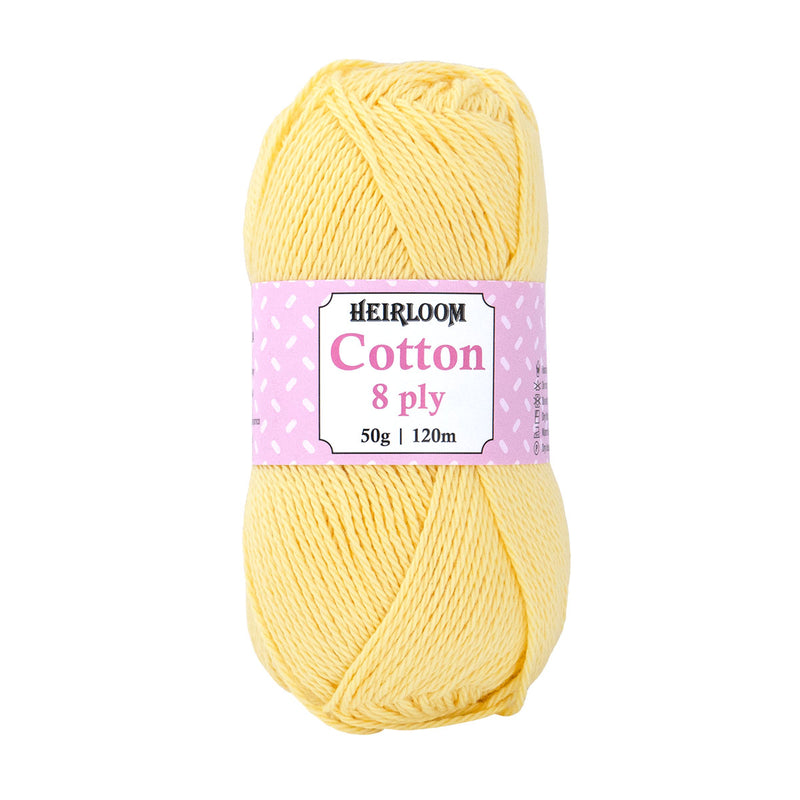 Heirloom Cotton 8ply - 100% Cotton 50g