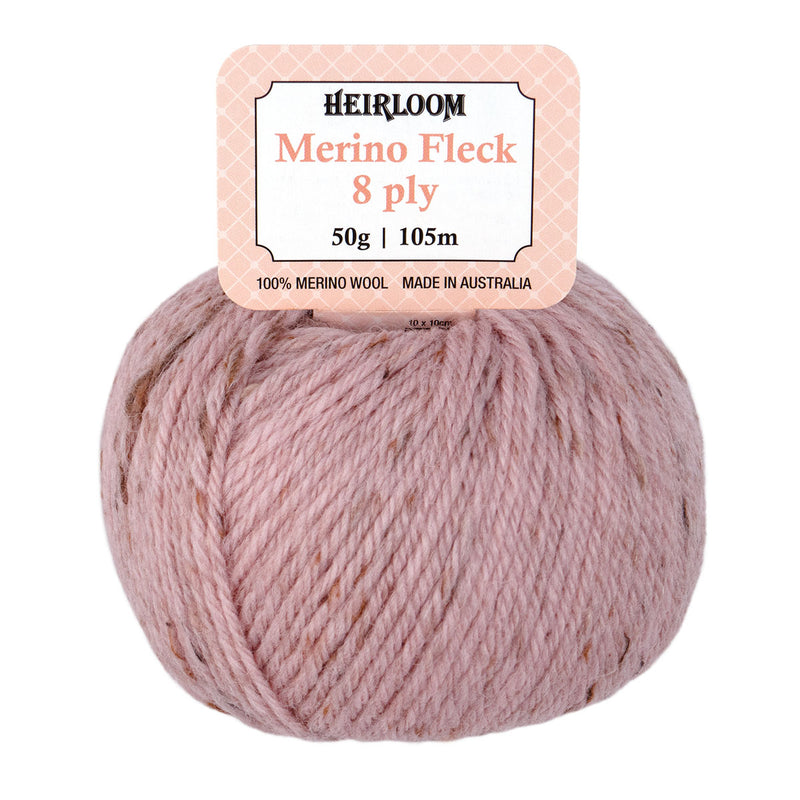 Heirloom Merino Fleck 8ply - 100% Merino Wool 50g