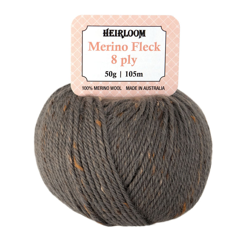 Heirloom Merino Fleck 8ply - 100% Merino Wool 50g
