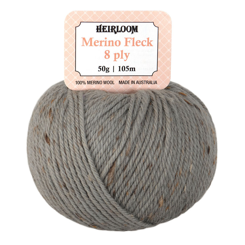 Heirloom Merino Fleck 8ply - 100% Merino Wool 50g