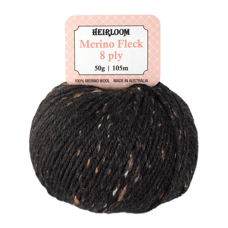 Heirloom Merino Fleck 8ply - 100% Merino Wool 50g