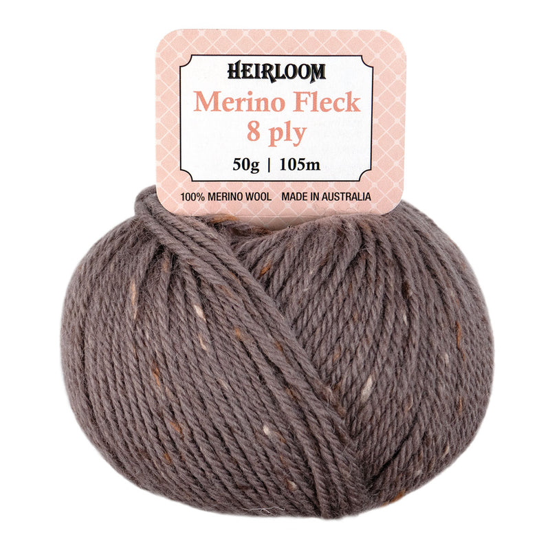 Heirloom Merino Fleck 8ply - 100% Merino Wool 50g