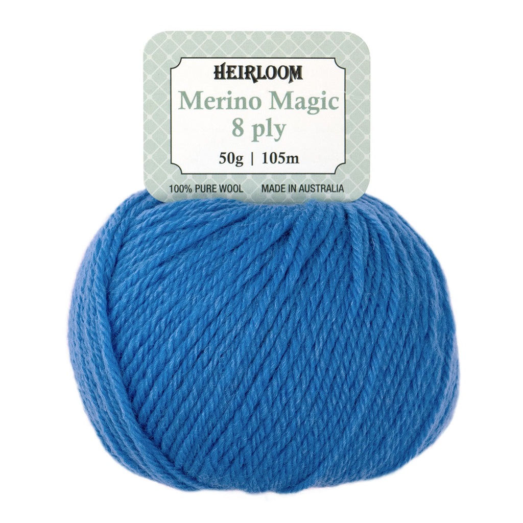 Heirloom Merino Magic 8 ply - 100% Merino Wool 50g