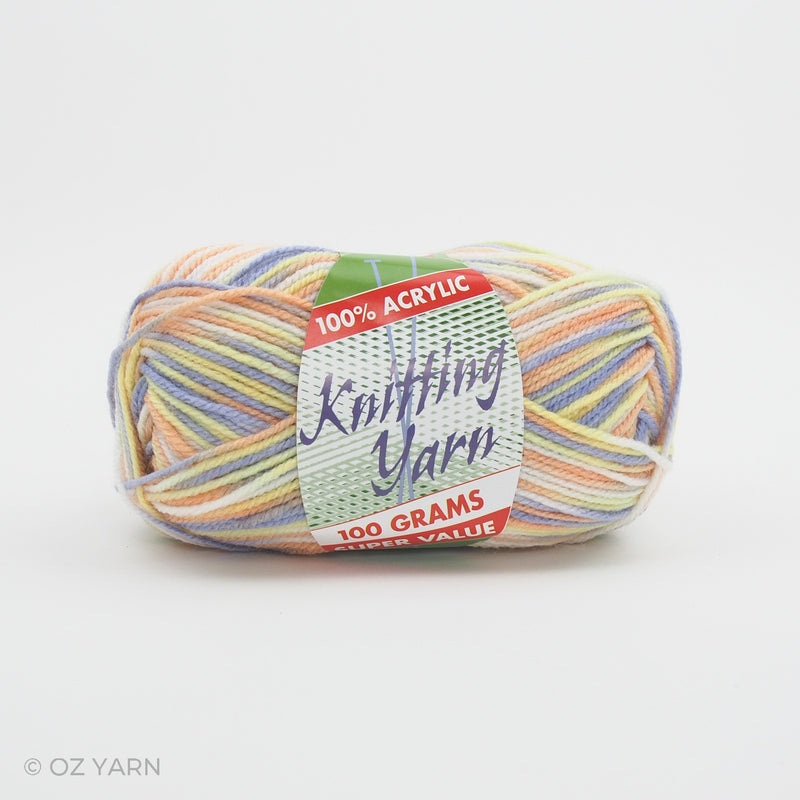 Yatsal Knitting Yarn 8 ply 100g - Multicolour