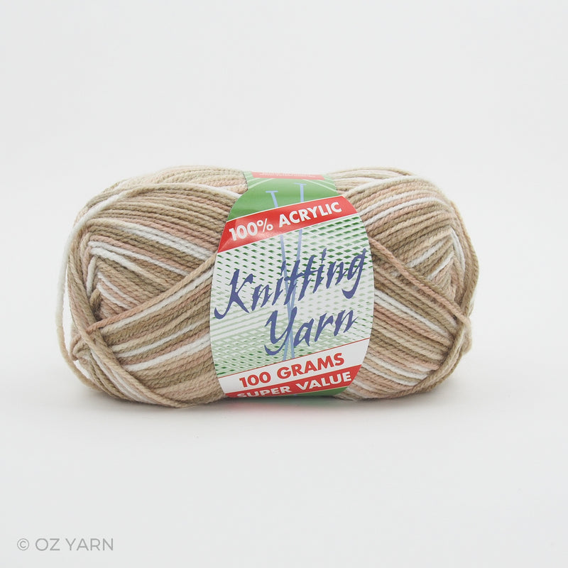 Yatsal Knitting Yarn 8 ply 100g - Multicolour