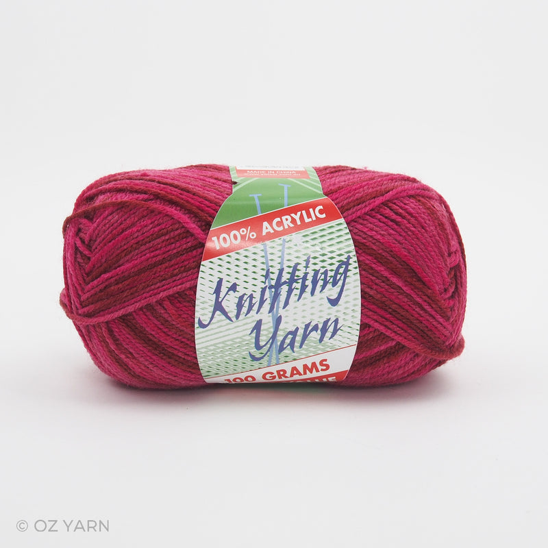 Yatsal Knitting Yarn 8 ply 100g - Multicolour