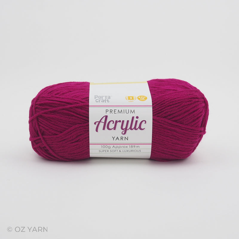Porta Craft 100% acrylic 8ply - Pack of 10