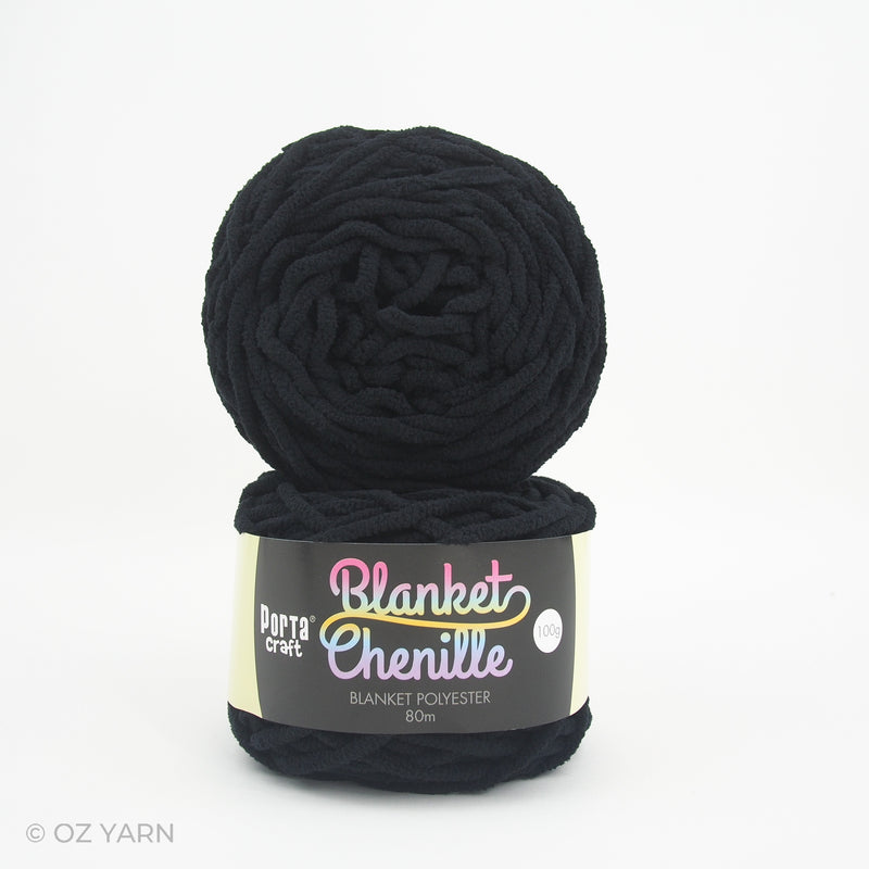 Porta Craft Blanket Chenille Polyster Yarn 100g