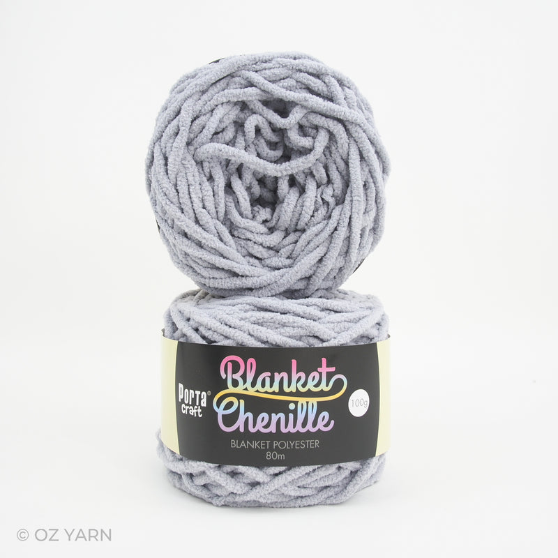 Porta Craft Blanket Chenille Polyster Yarn 100g