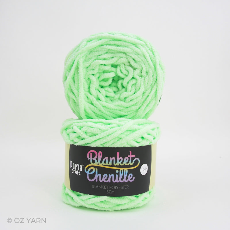 Porta Craft Blanket Chenille Polyster Yarn 100g