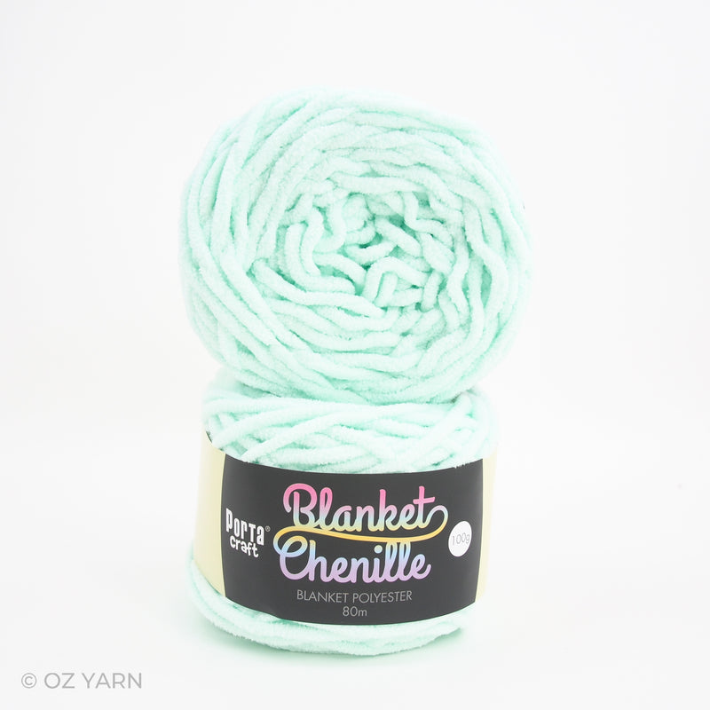 Porta Craft Blanket Chenille Polyster Yarn 100g