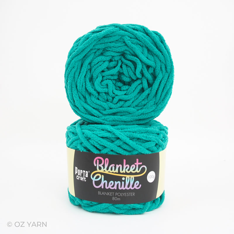 Porta Craft Blanket Chenille Polyster Yarn 100g