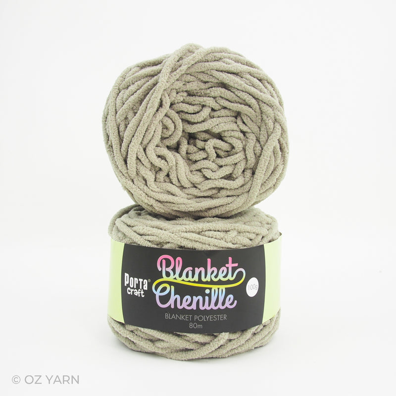 Porta Craft Blanket Chenille Polyster Yarn 100g