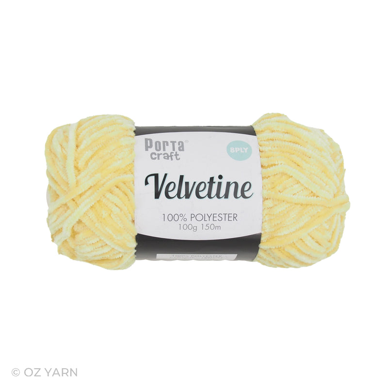Porta Craft Velvetine Chenille Yarn 100g