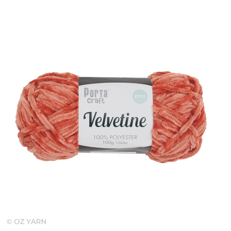 Porta Craft Velvetine Chenille Yarn 100g