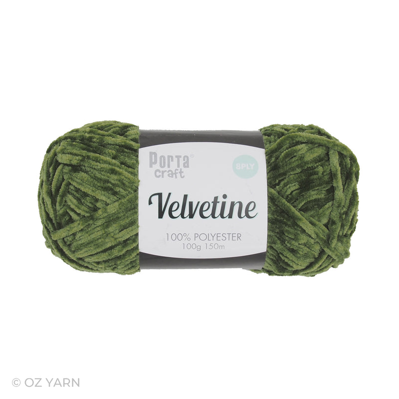 Porta Craft Velvetine Chenille Yarn 100g