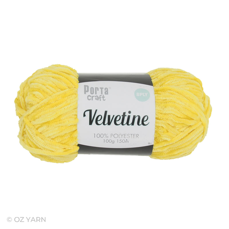 Porta Craft Velvetine Chenille Yarn 100g