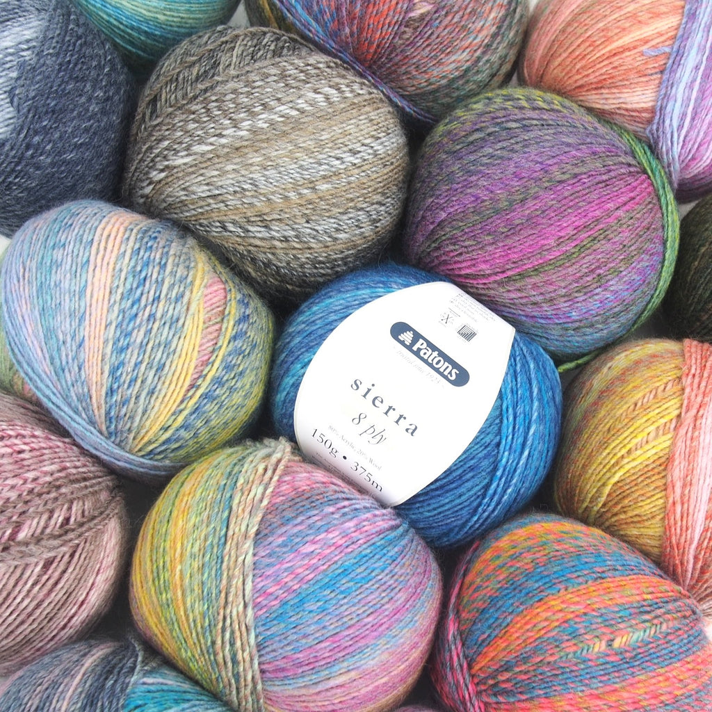Patons Sierra 8ply 150g