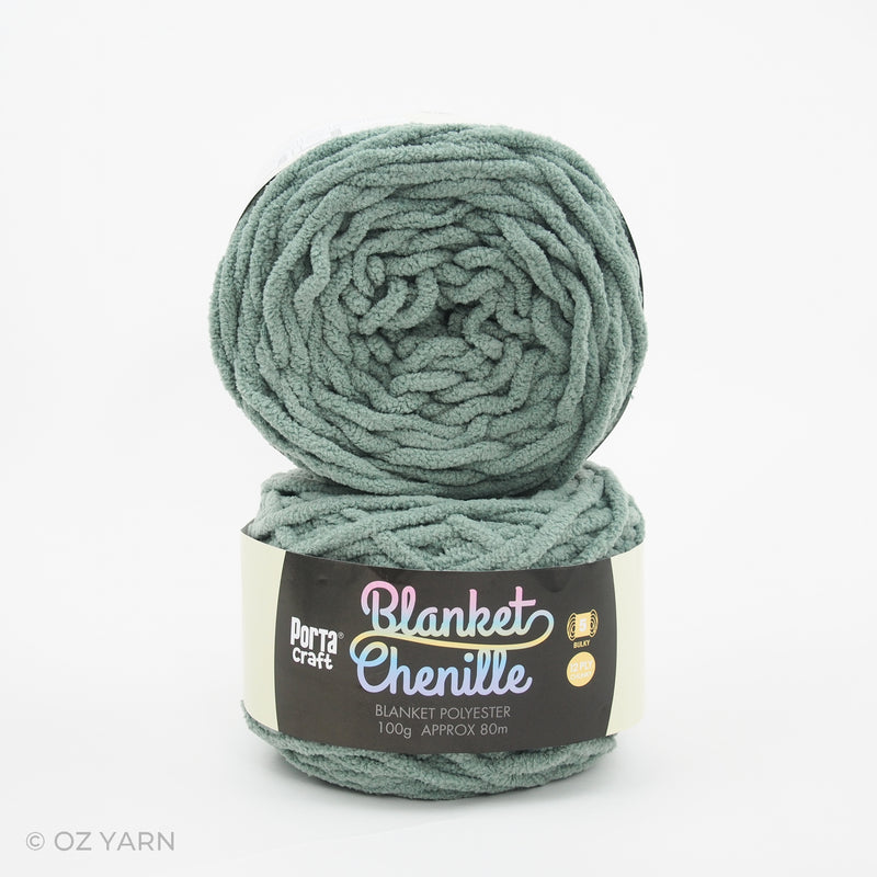 Porta Craft Blanket Chenille Polyster Yarn 100g