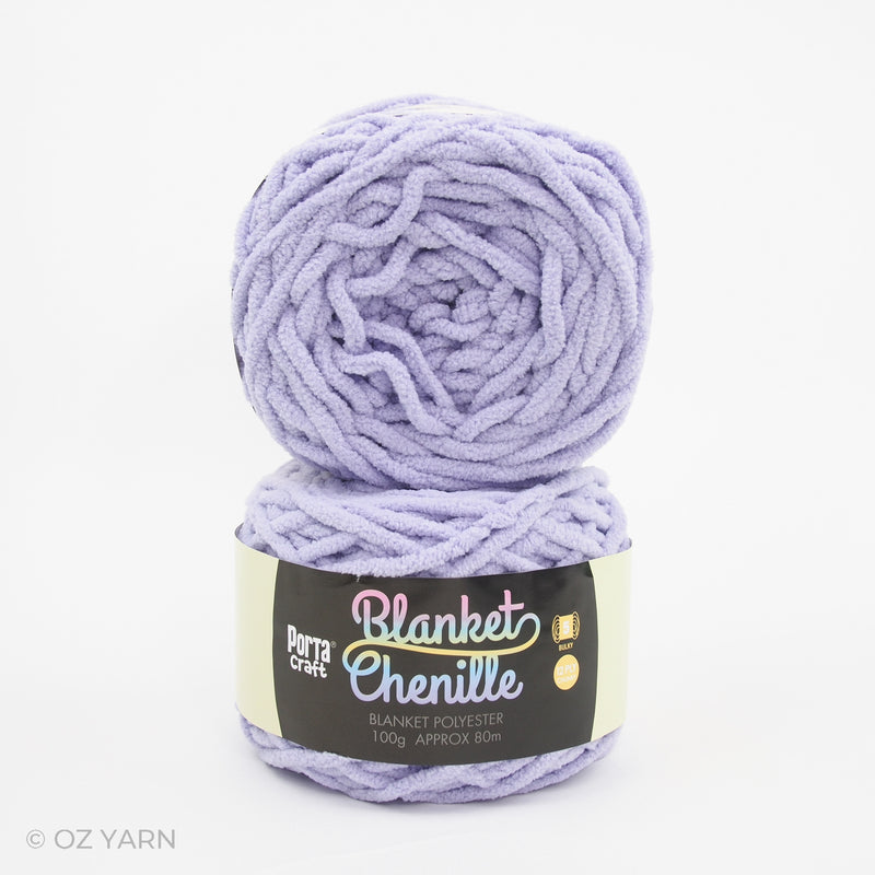 Porta Craft Blanket Chenille Polyster Yarn 100g