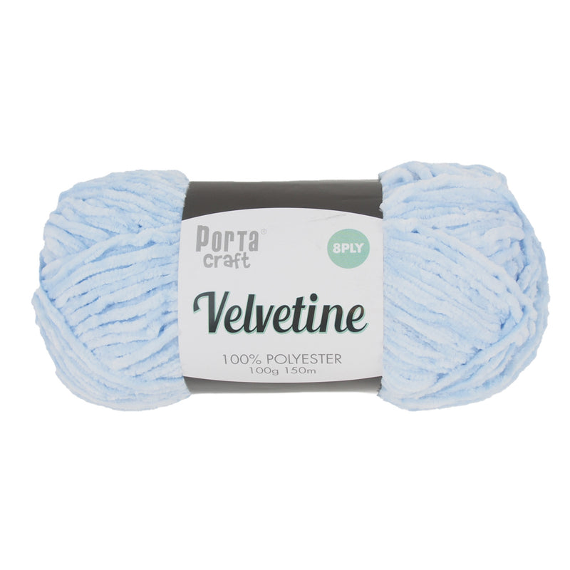 Porta Craft Velvetine Chenille Yarn 100g