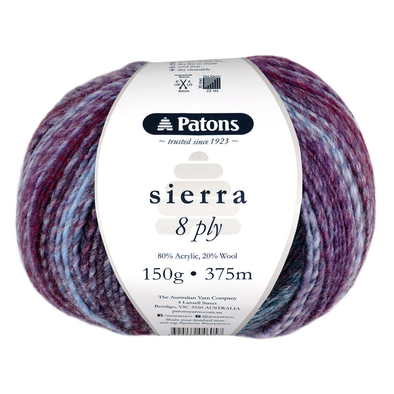 Patons Sierra 8ply 150g