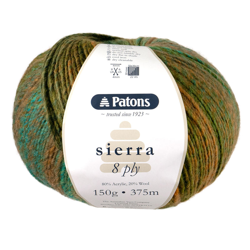 Patons Sierra 8ply 150g