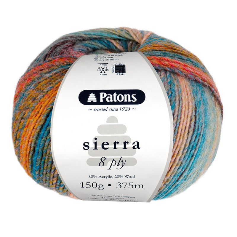 Patons Sierra 8ply 150g