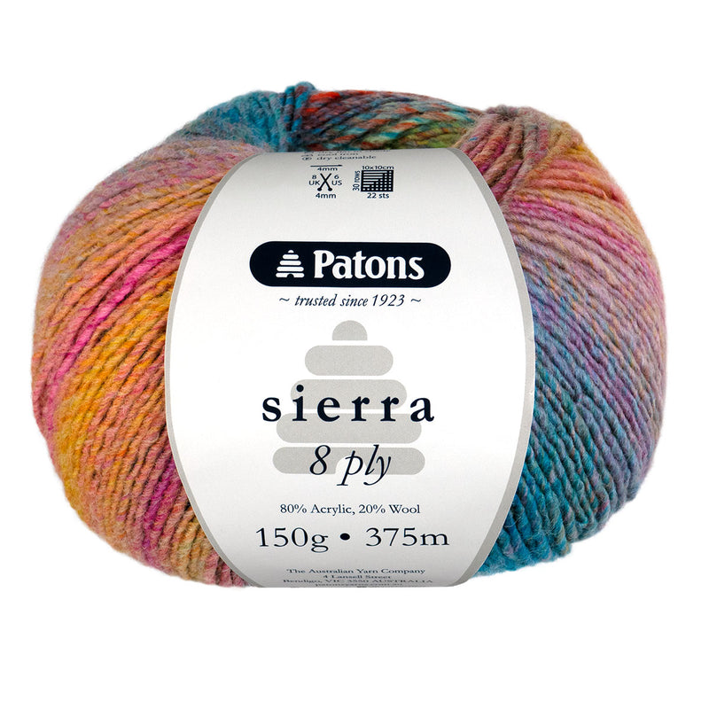Patons Sierra 8ply 150g