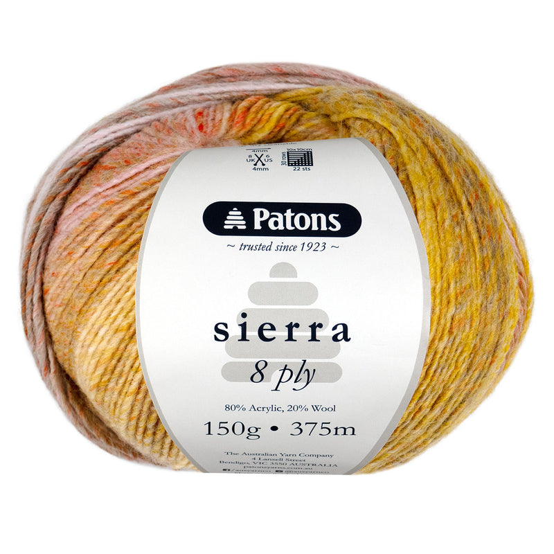 Patons Sierra 8ply 150g