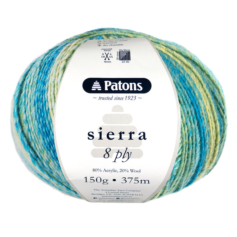Patons Sierra 8ply 150g