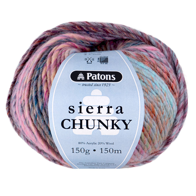 Patons Sierra Chunky 8ply 150g