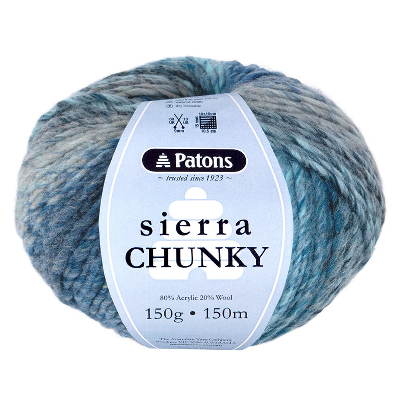 Patons Sierra Chunky 8ply 150g