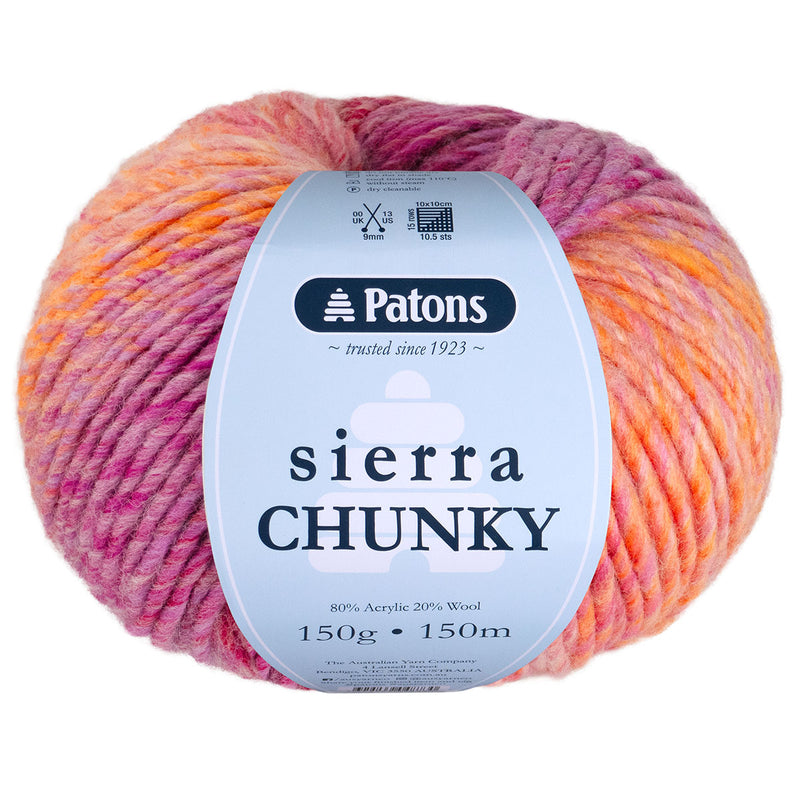 Patons Sierra Chunky 8ply 150g