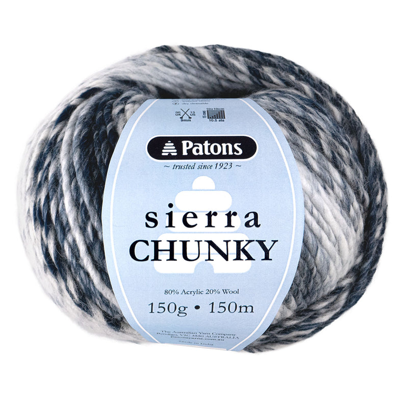 Patons Sierra Chunky 8ply 150g