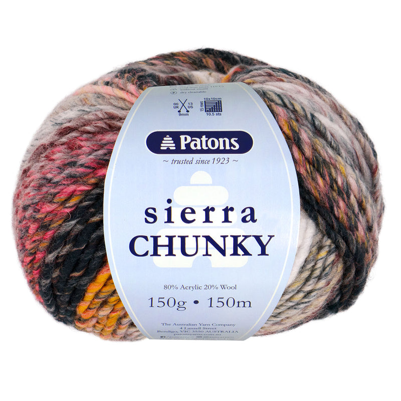 Patons Sierra Chunky 8ply 150g