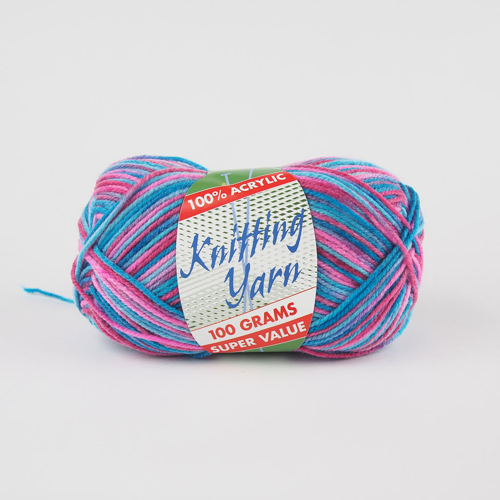 Yatsal Knitting Yarn 8 ply 100g Multicolour OZ YARN