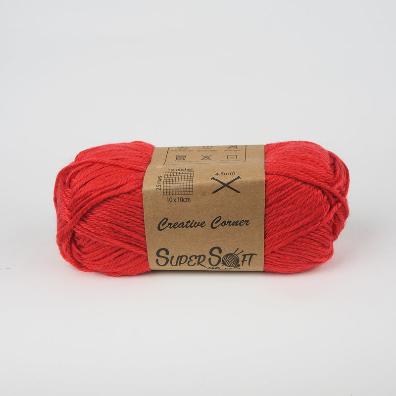 Creative Corner Super Soft yarn 8 ply 100g (35 colours available) - Oz Yarn