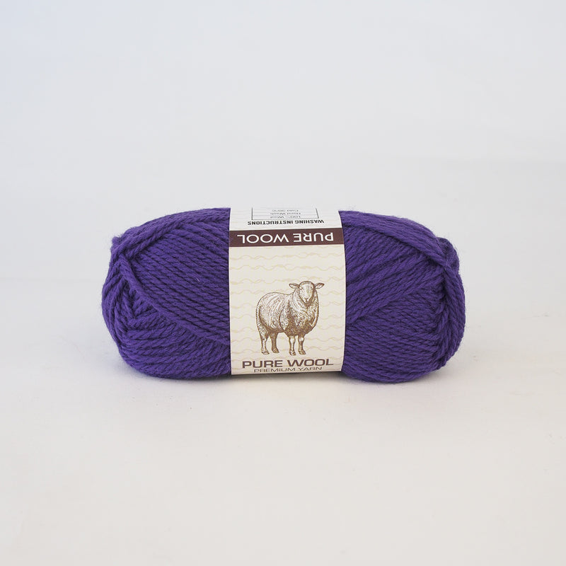 Purest Wool Pure Wool Yarn - 100% Wool - 8ply 50g – OZ YARN