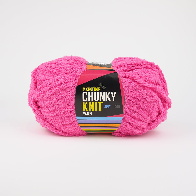 Microfibre Chunky Knit Yarn 3ply 100g - CRAFT2U