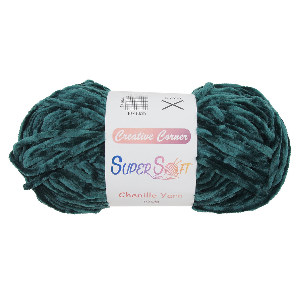 Creative Corner SuperSoft Chenille Yarn 100g